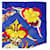 Hermès Sciarpa tahitiana blu cobalto - vista 4