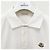 Moncler Polo in cotone piqué a righe con logo per uomo Bianco - vista 14