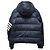 Thom Browne Diagonal Bar Matte Nylon Goose Down Padded Bomber Jacket Navy Blue - view 15