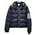 Thom Browne Diagonal Bar Matte Nylon Goose Down Padded Bomber Jacket Navy Blue - view 2