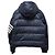 Thom Browne Diagonal Bar Matte Nylon Goose Down Padded Bomber Jacket Navy Blue - view 3