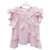 Isabel Marant Blusa de Voile de Algodón con Volantes Rosa Claro