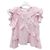 Isabel Marant Blusa de Voile de Algodón con Volantes Rosa Claro - vista 10