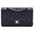 Chanel Borsa a spalla classica in pelle di agnello media nera Nero - vista 2