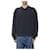 Isabel Marant Henley-Hals Sweatshirt Schwarz