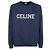 Céline Felpa larga in cotone Blu