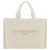 Givenchy Bolso tote mediano de algodón rizado Blanco