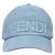 Fendi Denim-Baseballmütze mit Logo