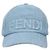 Fendi Denim-Baseballmütze mit Logo - Ansicht 4