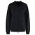 Moncler Giacca con zip e patch logo nero opaco