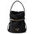 Prada Piccola Borsa Nera Mini in Pelle Nappa e Nylon Nero - vista 5