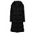 Moncler Chaqueta larga de plumas con capucha Arredoun Negro