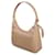 Prada Borsa Mini in Nylon Rieditata Marrone - vista 5