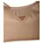 Prada Borsa Mini in Nylon Rieditata Marrone - vista 6