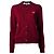 Comme Des Garcons Wollcardigan mit rotem Herz-Patch AX