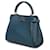 Fendi Borsa Mini Peekaboo ARBB Blu  - vista 5