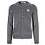 Comme Des Garcons Wollcardigan mit goldenem Herz-Patch AX Braun