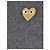 Comme Des Garcons Wollcardigan mit goldenem Herz-Patch AX Braun - Ansicht 6