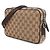 Gucci Borsa a tracolla piccola GG in tela Marrone - vista 4