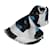 Alexander Mcqueen Sciarpa Skull Blu  - vista 3