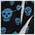 Alexander Mcqueen Sciarpa Skull Blu  - vista 7