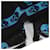 Alexander Mcqueen Sciarpa Skull Blu  - vista 8