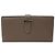 Hermès Cartera larga de cuero Veau Etope (estampada) Castaño
