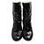 Chanel Botas midi de charol negro - vista 2