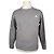 Acne Grau melierte Herren-Fleece-Sweatshirt XS Braun