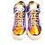 Sneakers alte multicolori Giuseppe Zanotti Multicolore - vista 2