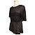 Chloé Blusa de seda negra transparente de by Chloe Negro - vista 2
