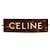 Céline Fermaglio per capelli Havana scuro dorato D'oro