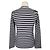 Comme Des Garcons Weißes Marine Baumwoll-T-Shirt Schwarz - Ansicht 2