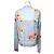 Dior Hellblaues Mesh-Zwillingsset Cardigan Tank Top - Ansicht 2