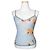Dior Hellblaues Mesh-Zwillingsset Cardigan Tank Top - Ansicht 3