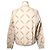 Hermès Chaqueta de algodón beige con botones a presión Castaño - vista 2