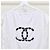 Chanel Camiseta de algodón con logo CC recortado de manga corta Multicolor - vista 4