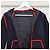 Louis Vuitton Felpa con cappuccio e zip a contrasto Flight Mode Nero - vista 4