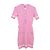 Chanel Vestido de punto con cinturón Rosa