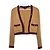 Chanel Kurzer Cashmere-Strickcardigan Orange