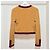 Chanel Kurzer Cashmere-Strickcardigan Orange - Ansicht 3