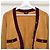 Chanel Kurzer Cashmere-Strickcardigan Orange - Ansicht 4
