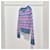 Chanel Kaschmir-Wellen-Coco-Button-Pullover mit langen Ärmeln Mehrfarben  - Ansicht 2