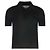 Moncler Polo de algodón bordado con logo Negro