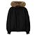 Burberry Nylon-Bomberjacke mit Kunstfellbesatz