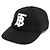 Burberry Cappellino da baseball in cotone con logo Nero - vista 4