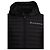 Moncler Cardigã com capuz acolchoado Preto - vista 6
