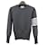 Thom Browne Strickpullover aus Baumwolle Milano mit diagonalen Streifen Braun  - Ansicht 12