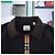 Burberry Camicia a maniche lunghe in cotone nero a quadri slim fit - vista 19
