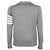 Thom Browne Merinowoll-Strickcardigan in Perlgrau Braun - Ansicht 3